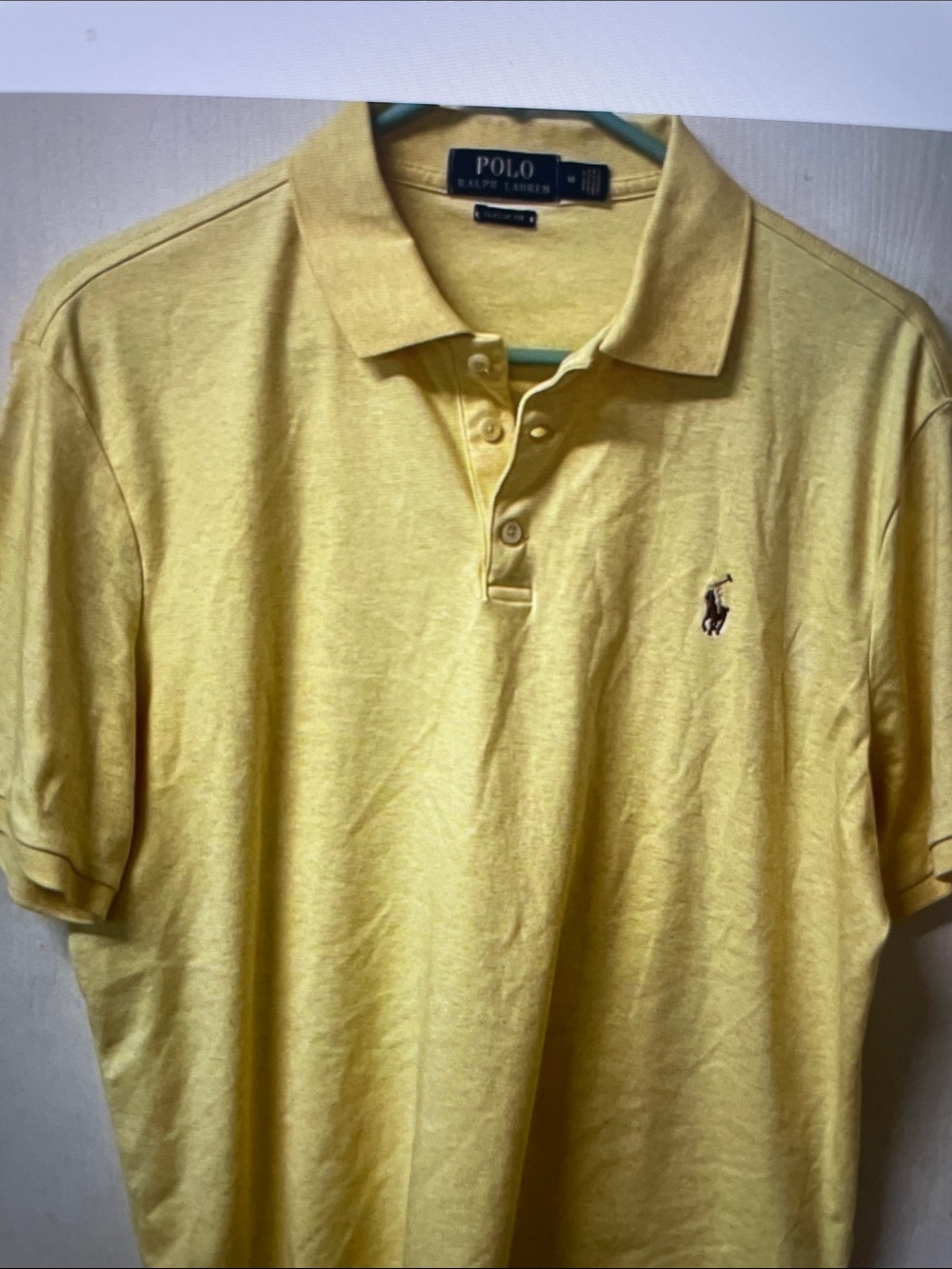 Polo by Ralph Lauren Light Yellow Short-Sleeve Polo Shirt
